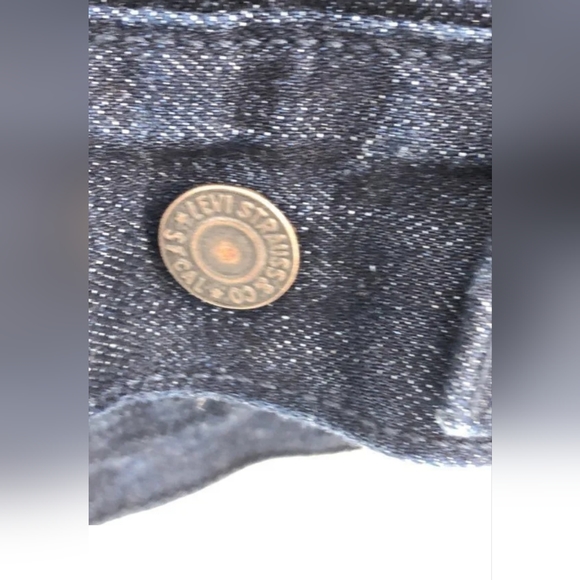 Levi's Dark Blue Denim Jacket, Women Size Large new without tags - Picture 5 of 14